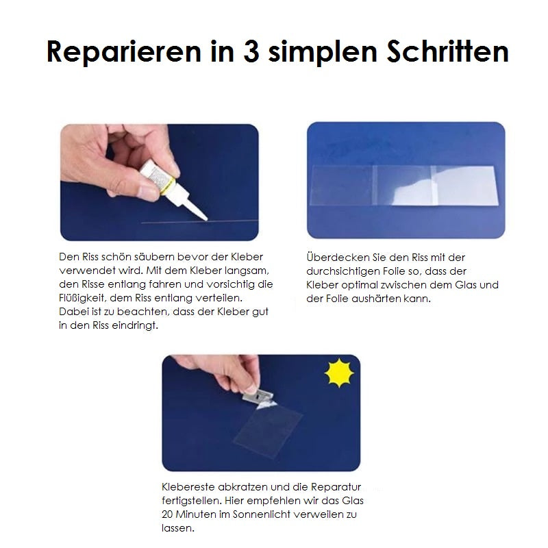 Glasreparaturset