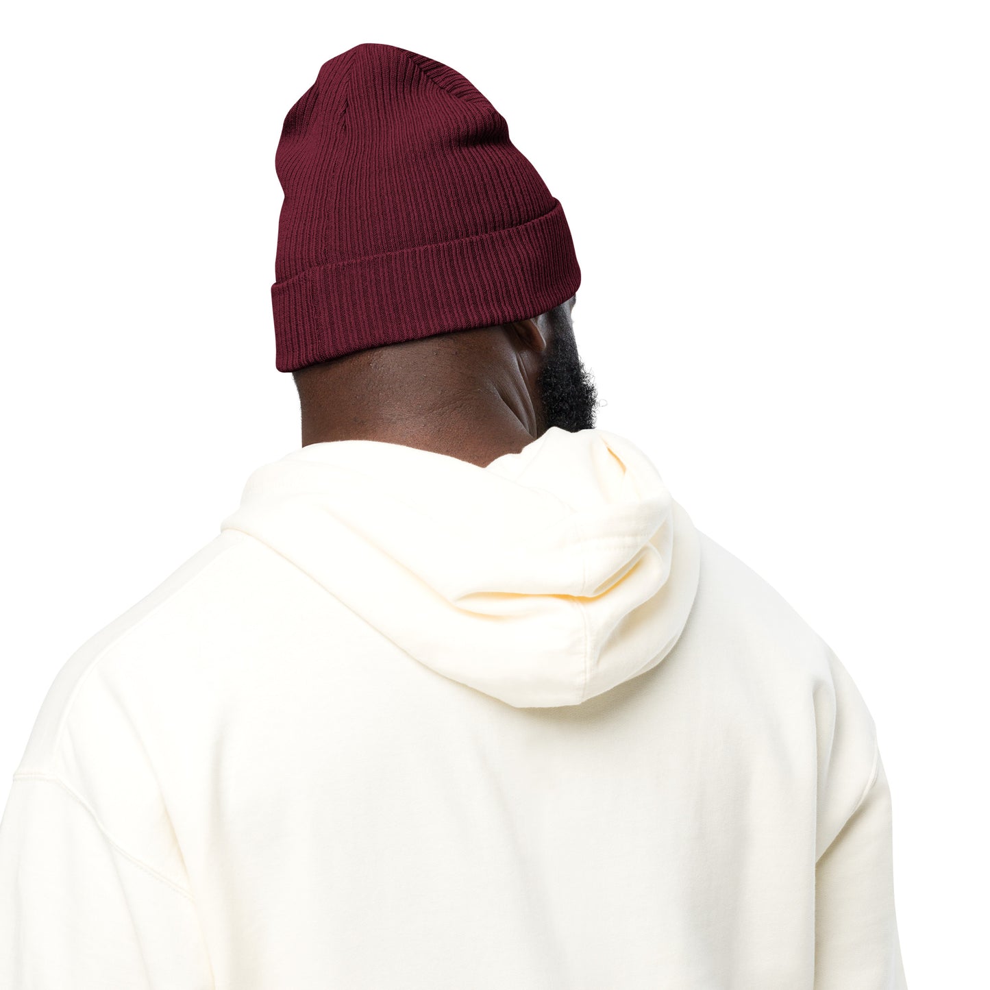 Gerippte Bio-Beanie