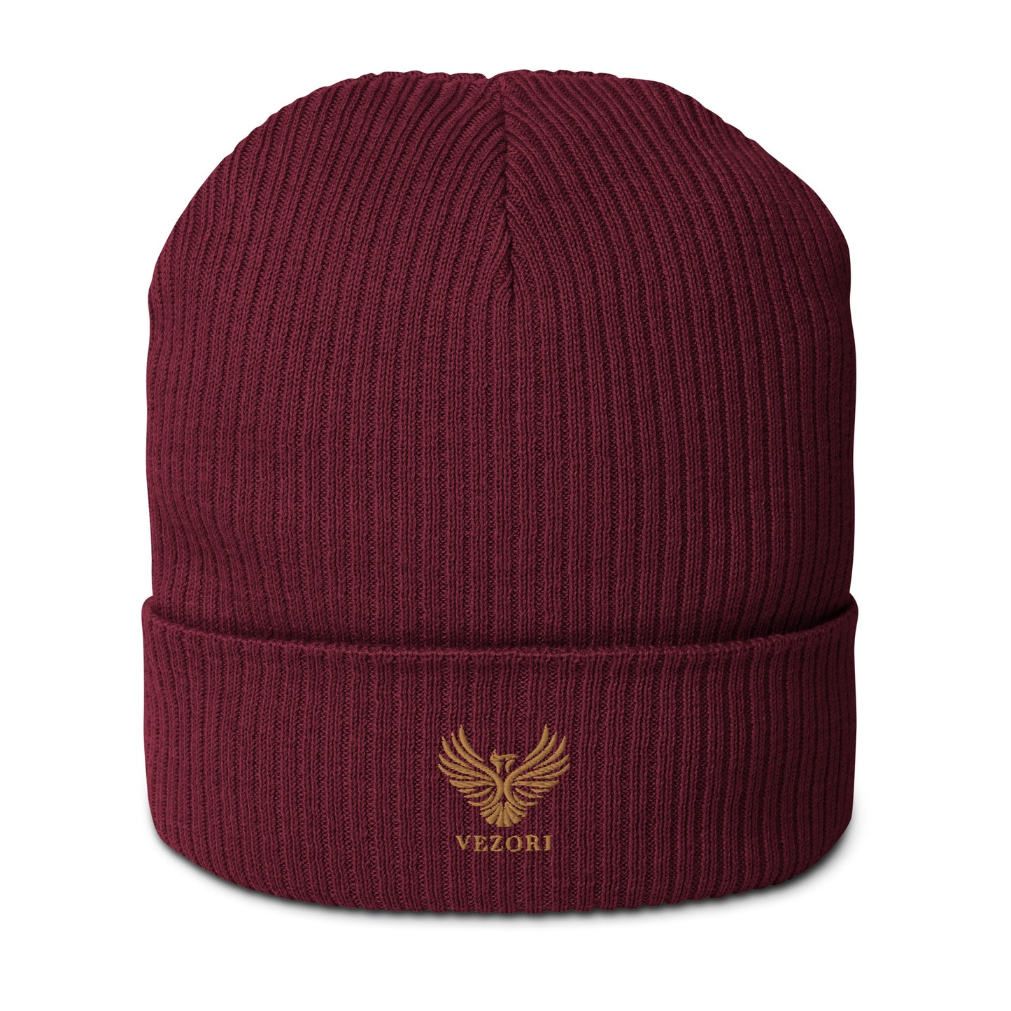 Gerippte Bio-Beanie