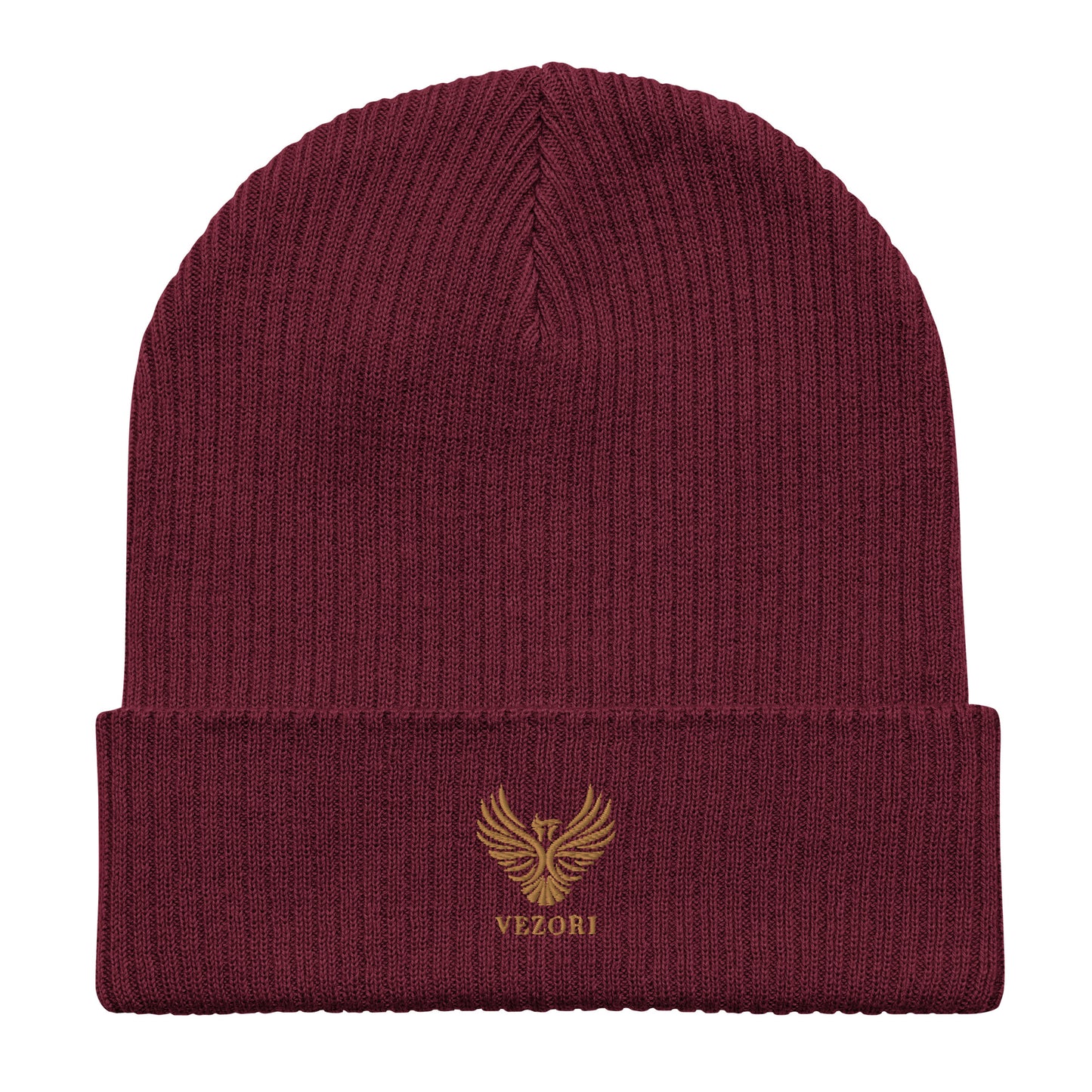 Gerippte Bio-Beanie