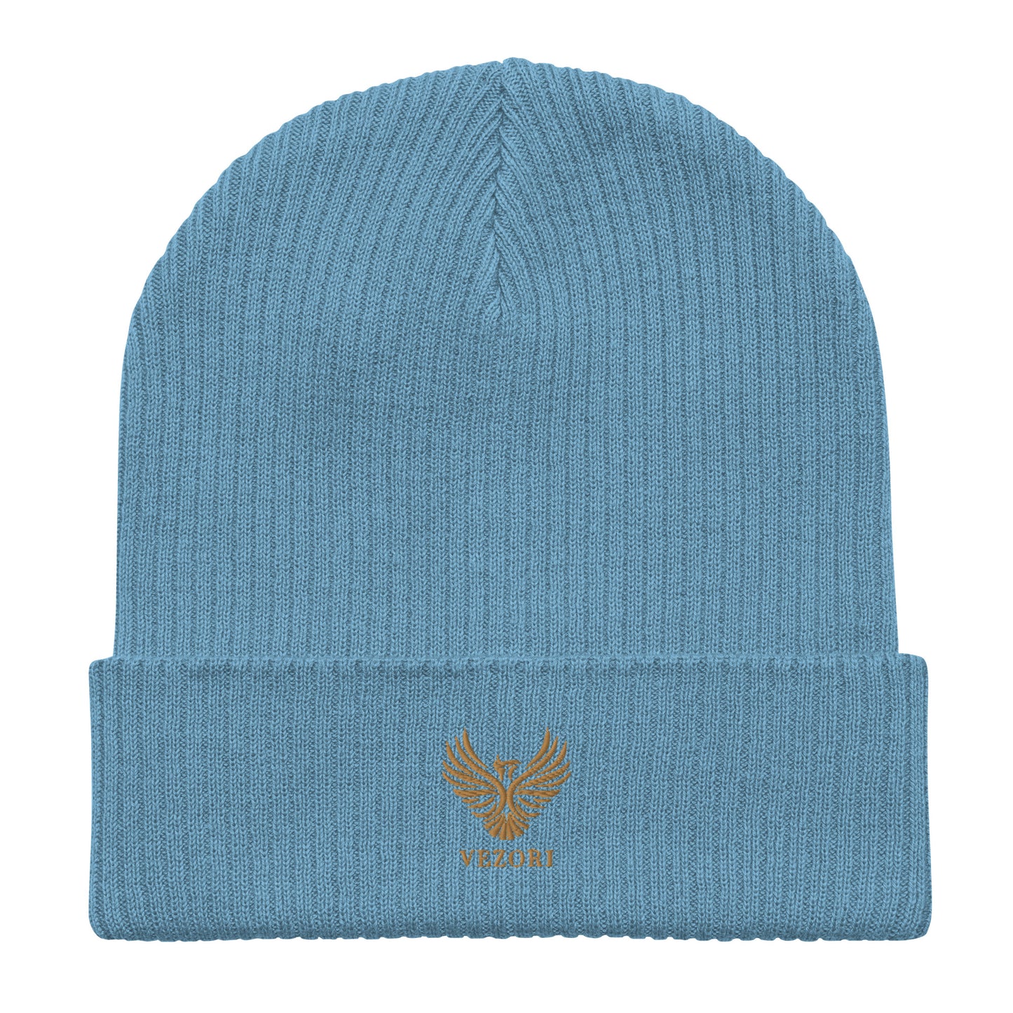 Gerippte Bio-Beanie
