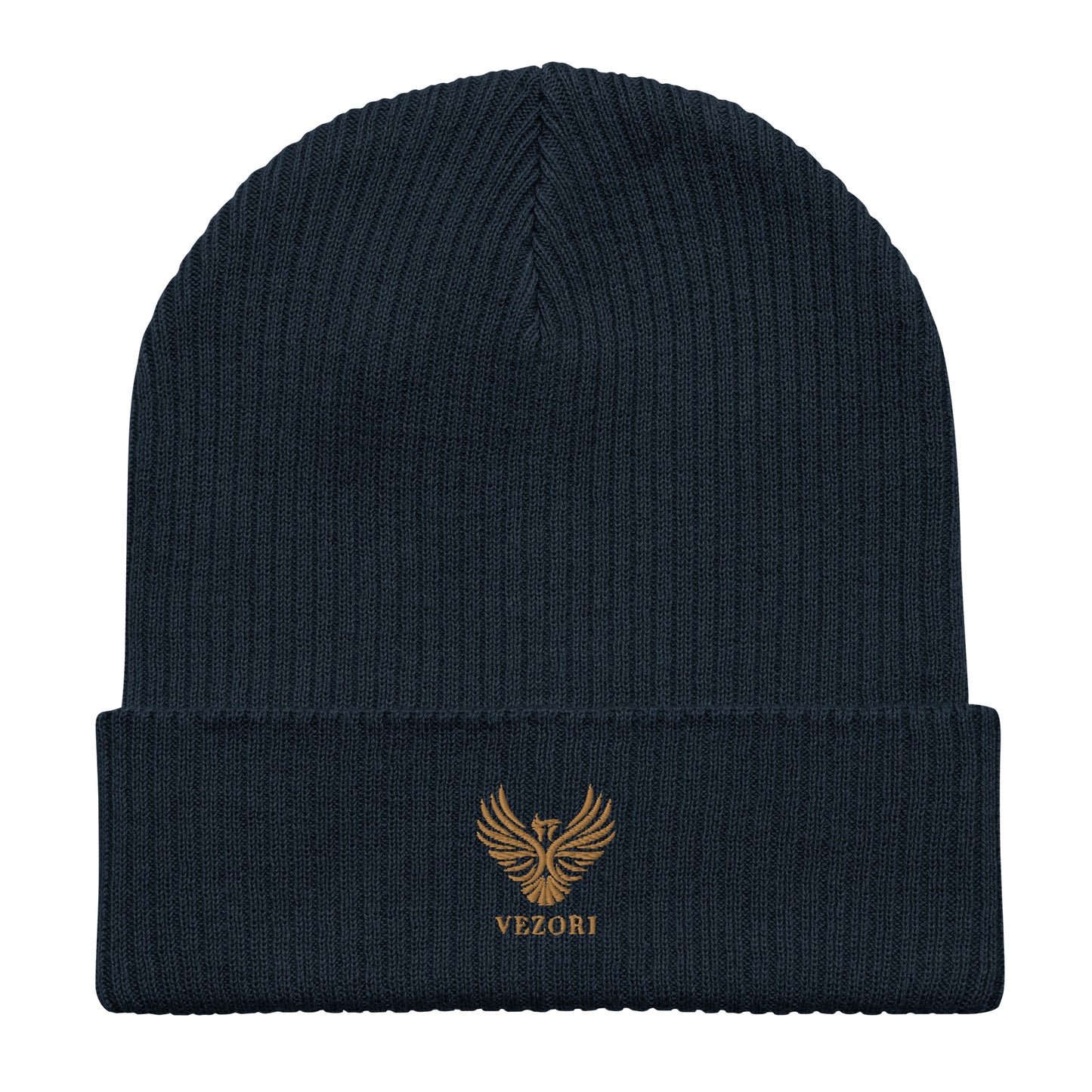 Gerippte Bio-Beanie