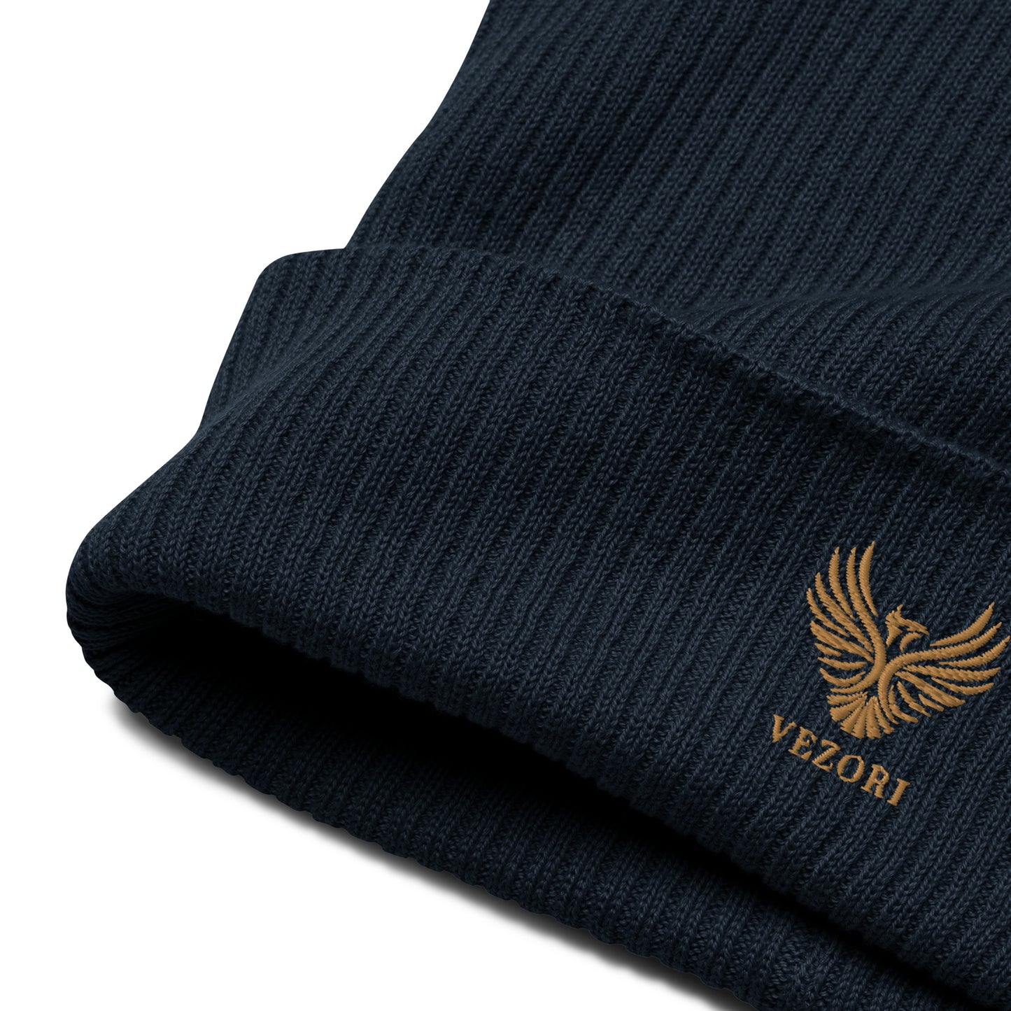Gerippte Bio-Beanie
