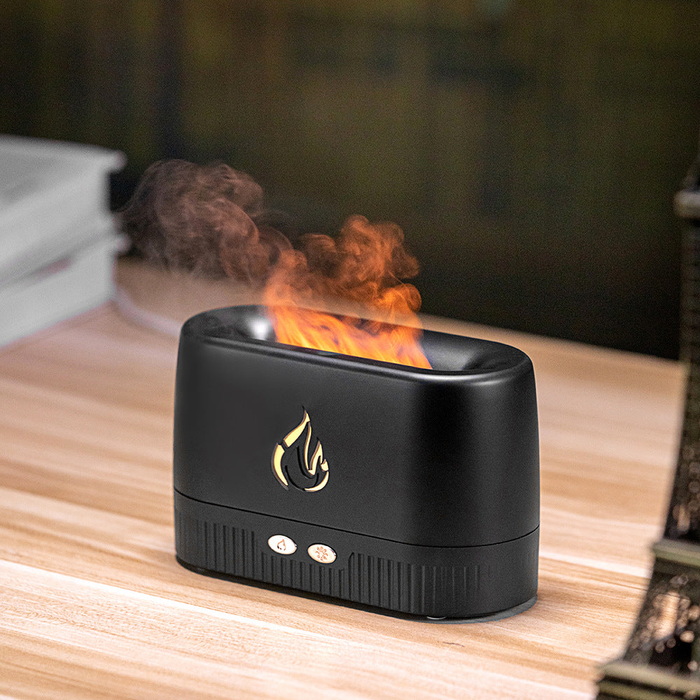 Luftbefeuchter mit simulierter Flamme für die Aromatherapie-Maschine