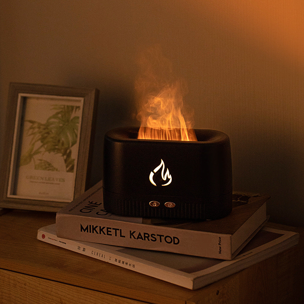 Luftbefeuchter mit simulierter Flamme für die Aromatherapie-Maschine