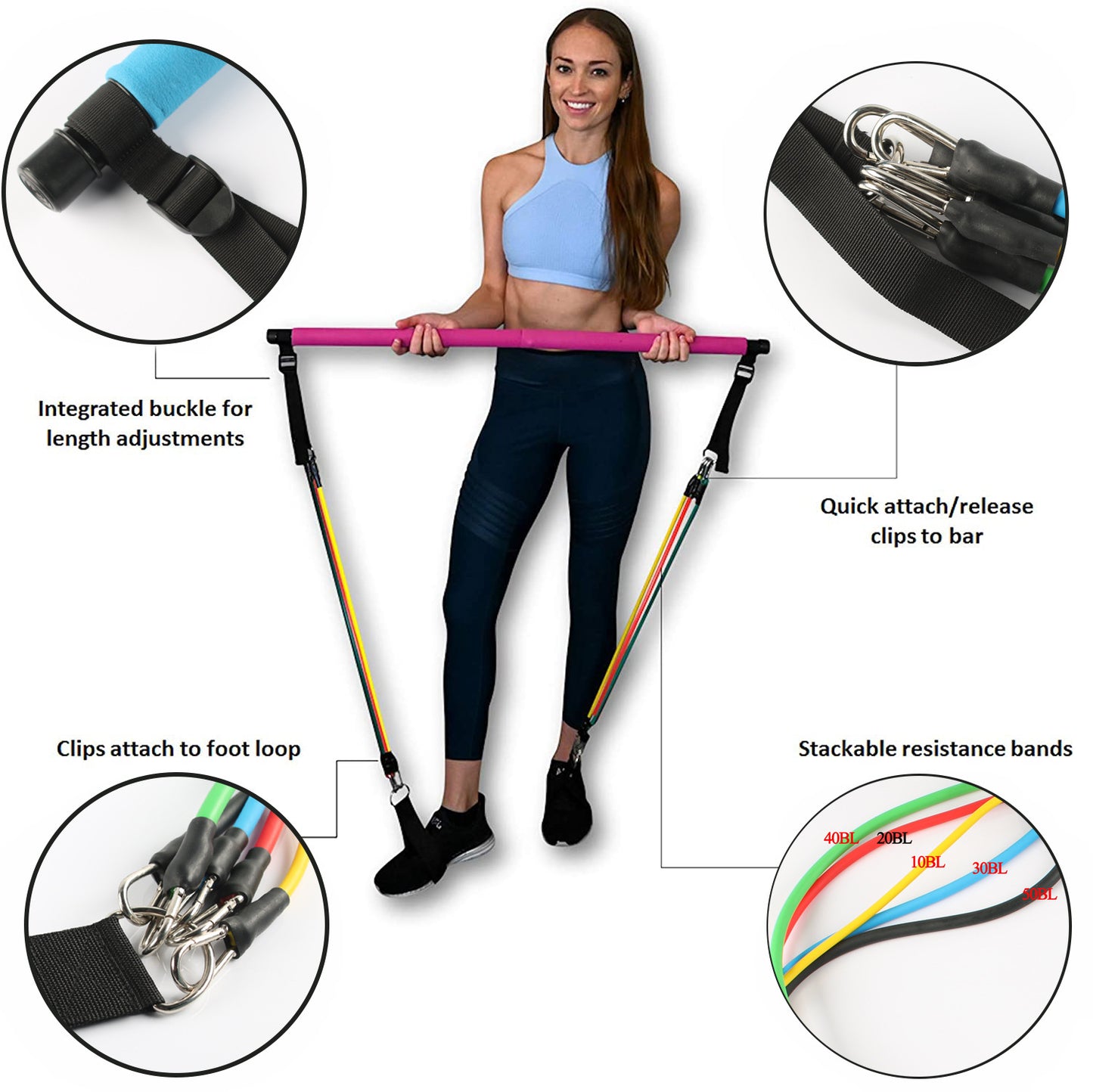 Tragbares Fitnessstudio Zubehör