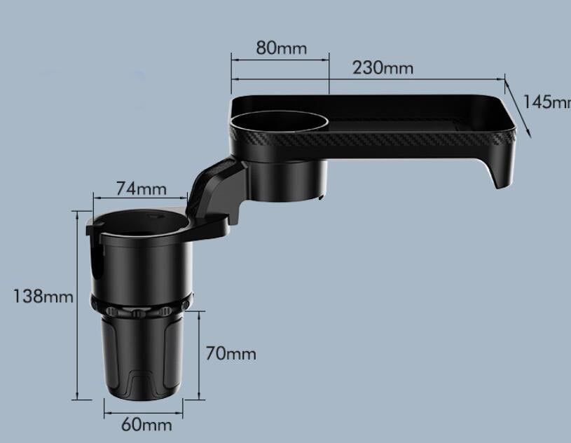 360 Grad Wasserbecher-Tablett Halter fürs Auto