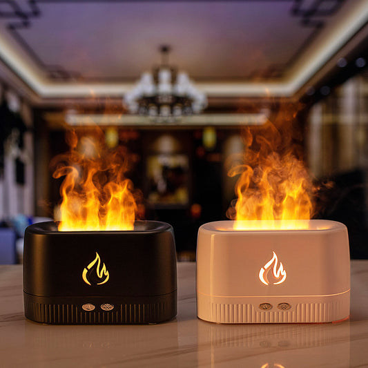 Luftbefeuchter mit simulierter Flamme für die Aromatherapie-Maschine